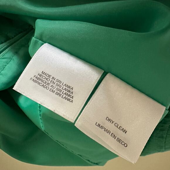 NINE WEST | Fit and Flare Dress Kelly Green with Belted Waist Size 16 Sleeveless - Picture 10 of 11